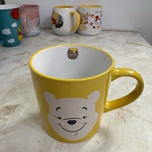 Disney Winnie the Pooh Honey Mug - Bright Yellow